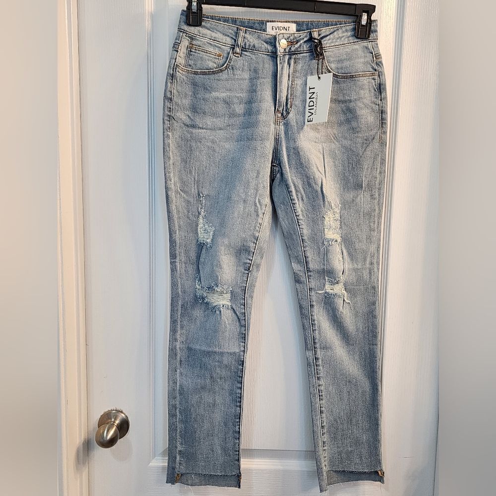 NWT Anthropologie EVIDNT Verona Skinny Ankle Jeans Size 27